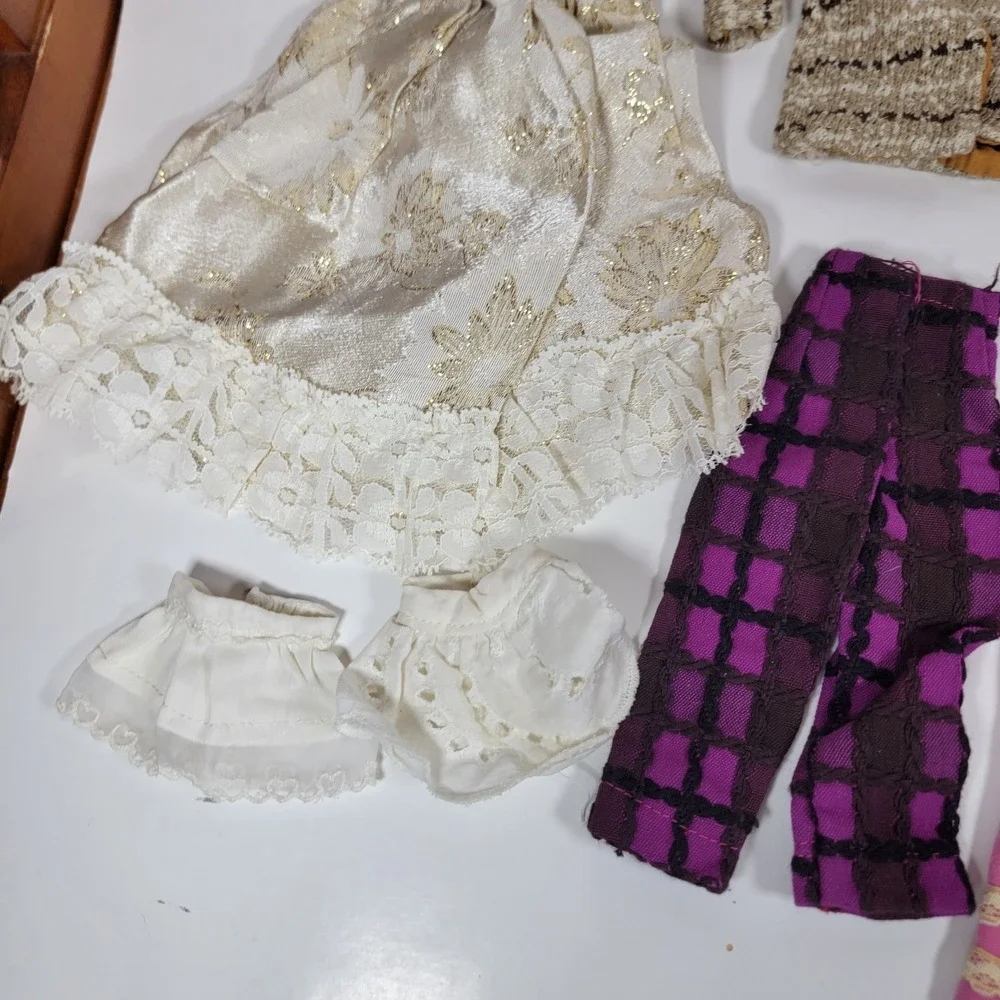 VTG Barbie Doll Fashions / Clone / Mommy Made Mixed Lot‎ Skirts Tops Dresses Etc